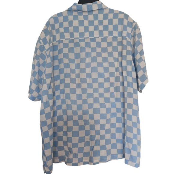 M👔 Relaxed Fit Button Up Lot of 2 Shirts Short Sleeves Streetwear - Picture 10 of 12